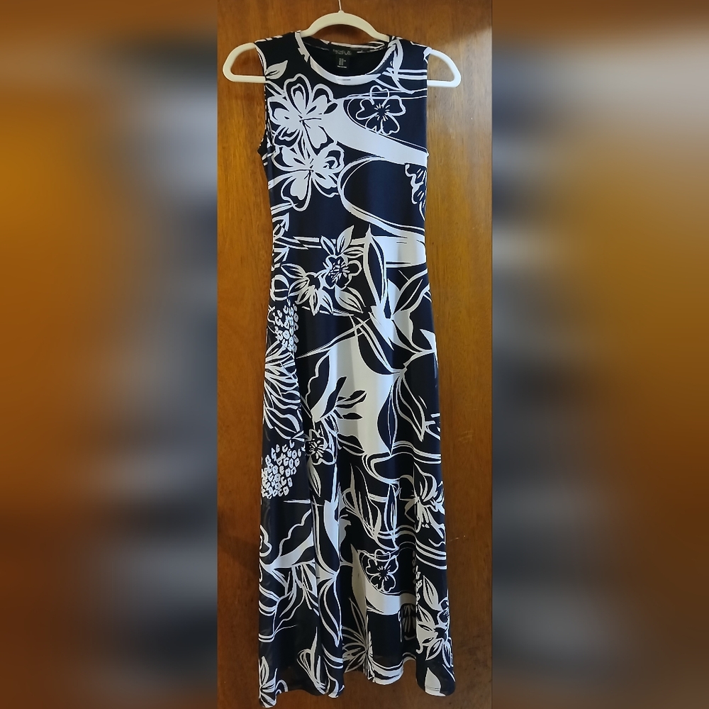 NWOT Rachel Zoe Black and Beige Maxi Dress